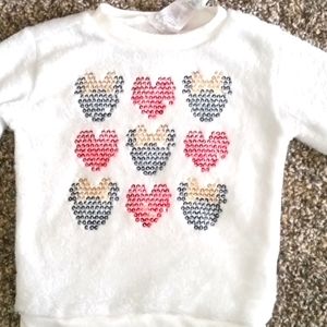 Minnie Mouse Glitter Sweater